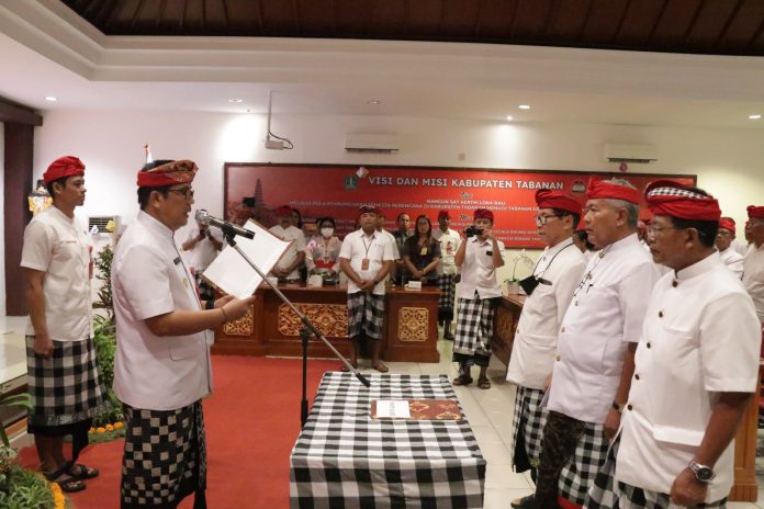 Lantik Pengurus PPI, Bupati Sanjaya Harapkan Gagasan dan Pemikiran Yang Solid Dalam Membangun Tabanan 1