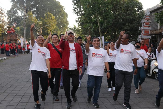 Peringatan Harganas Ke-30 Tingkat Provinsi, Pemerintah Kabupaten Tabanan Rangkul Keluarga Sehat Bersama di Car Free Day1