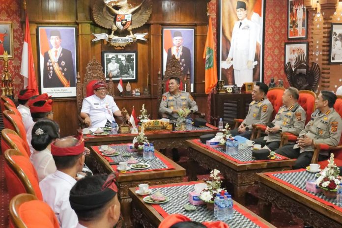 Terima Kunjungan Kapolda Bali, Bupati Sanjaya Sinergikan Langkah Wujudkan Keamanan Bali dan Tabanan2