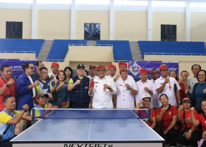 Bupati Sanjaya Buka Turnamen Piala Rektor UT dan Bupati Tabanan 20233