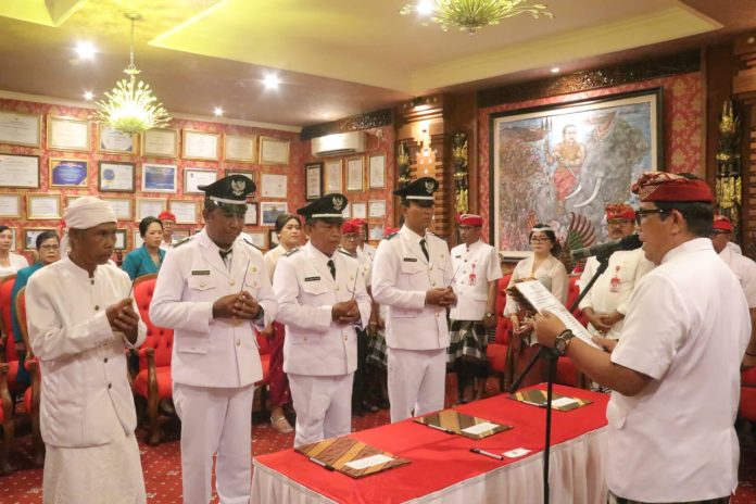 Bupati Tabanan Lantik Perbekel Antar Waktu (PAW) Desa Antosari, Desa Sembung Gede dan Pandak Gede (4)