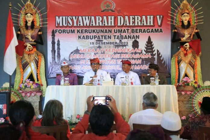 Jaga Tabanan Tetap Harmonis, Bupati Sanjaya Apresiasi Musda V FKUB Tabanan (2)