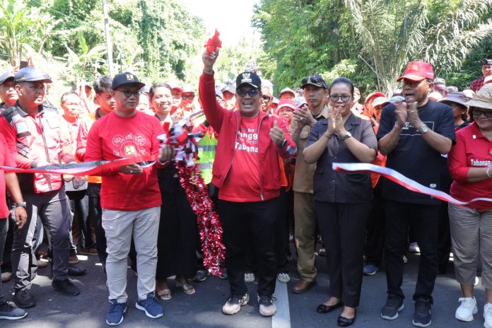 Bupati Sanjaya Resmikan Jembatan Geluntung - SP. Uma Bali (Yeh Kajang) (2)