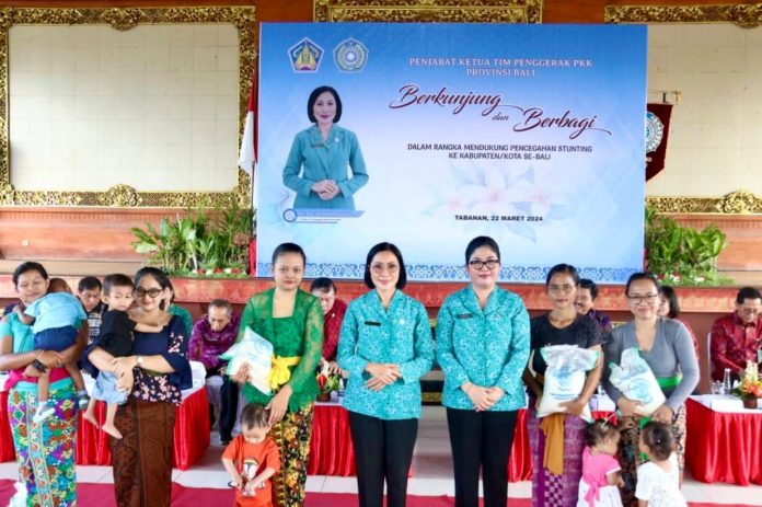 Ny. Rai Wahyuni Sanjaya Berkolaborasi Dengan Penjabat Ketua TP PKK Provinsi Bali