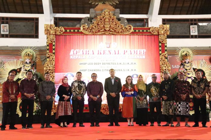 Acara Kenal Pamit Kapolres Tabanan 1