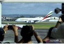 Airbus A380 Emirates hanya akan mendarat satu kali di Jakarta 8 Agustus