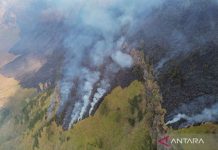 Satu akses wisata Bromo ditutup sementara akibat kebakaran hutan