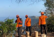 Basarnas Cari Turis Rusia Hilang di Tebing Mebulu Bali Basarnas Cari Turis Rusia Hilang di Tebing Mebulu Bali