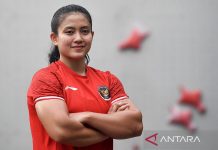 Emas keempat Indonesia! Desak Made raih podium tertinggi panjat tebing Asian Games 2026