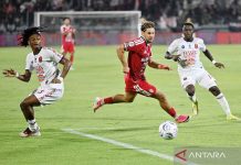Laga kandang di Stadion Dipta, Bali United hajar Persijap Jepara 6-1